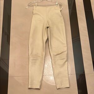 Women's Cream Straight Leg Pants